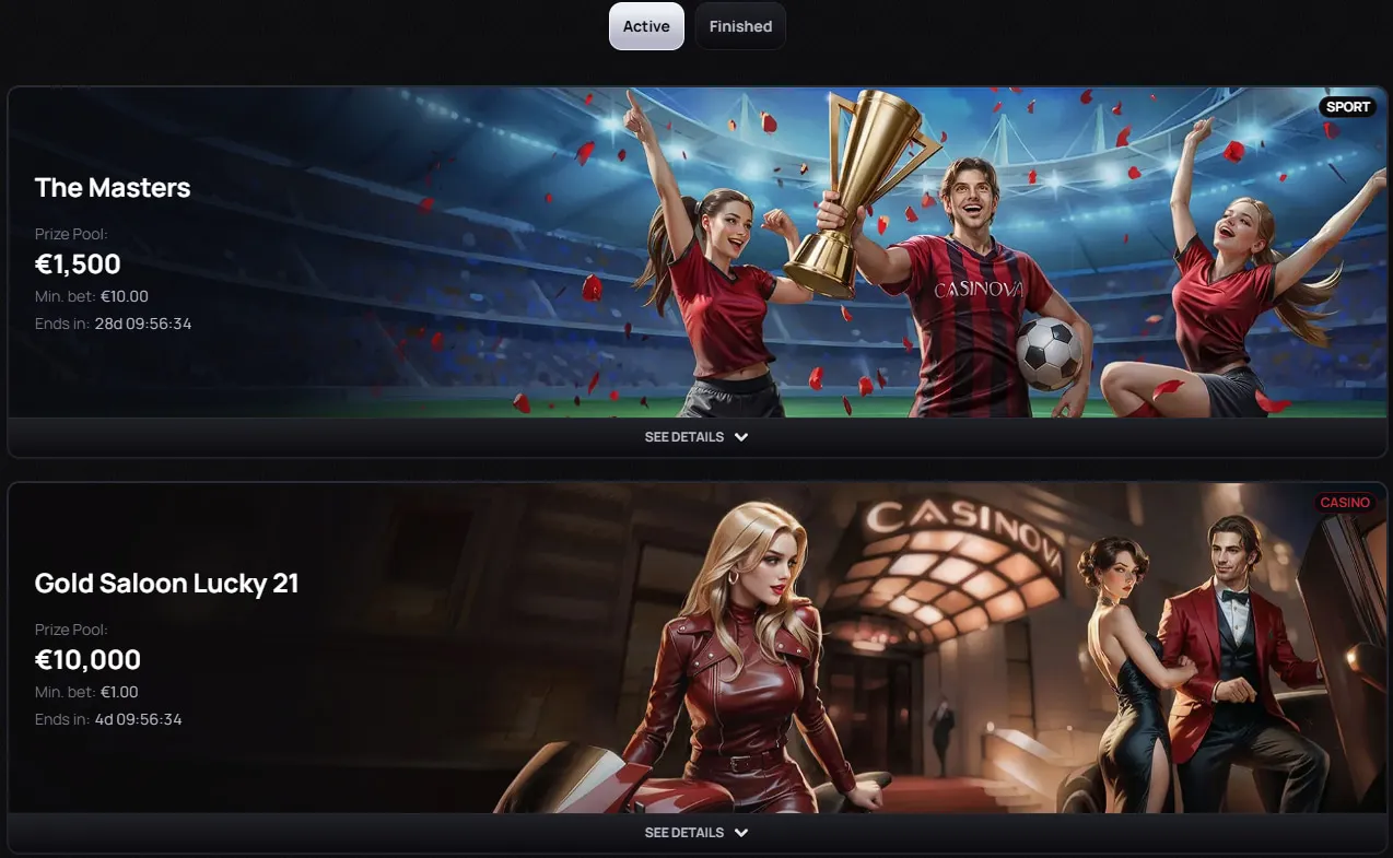 Points à améliorer chez Casinova Casino Points à améliorer chez Casinova Casino